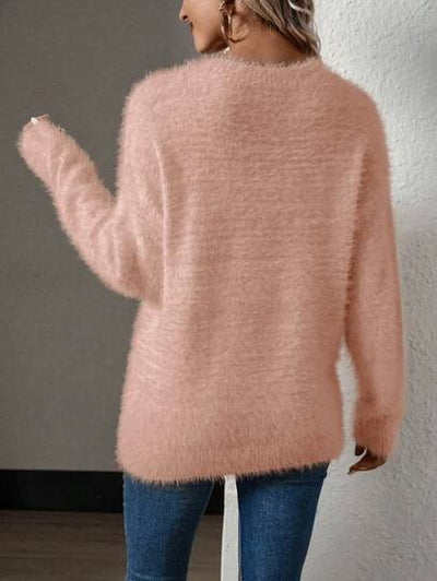 Aphrodite™ Damen lockerer V-Ausschnitt Pullover für den Alltag.
