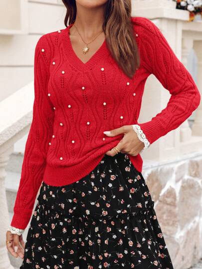 Aphrodite™ gemütlicher Pullover für Freizeit- und Festtagsbekleidung.
