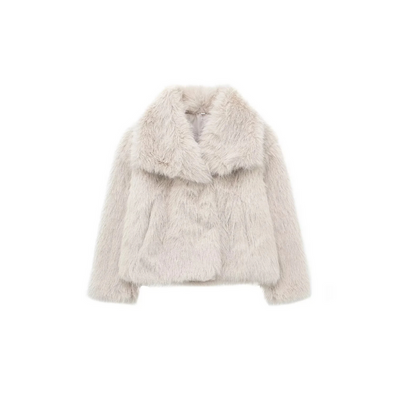 Aphrodite™ Kunstpelzjacke für luxuriöse Wärme.
