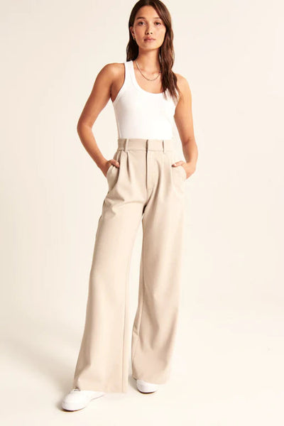 Aphrodite™ elegante weite maßgeschneiderte Hose für Damen.
