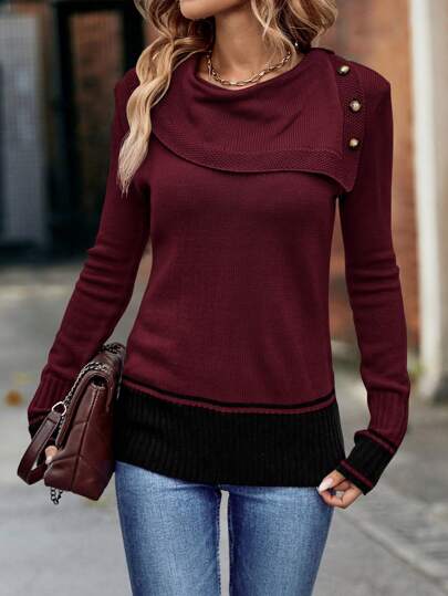 Aphrodite™ weicher und gemütlicher Pullover mit einzigartigen Details.