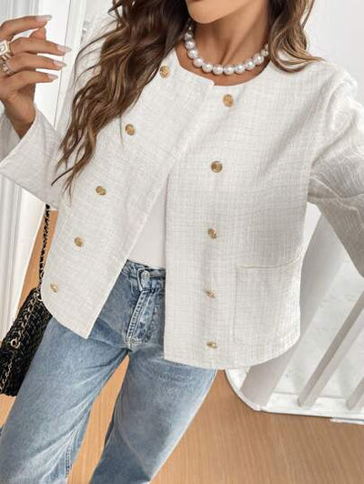 Aphrodite™ Eleganter Damen Doppelreihen Blazer.
