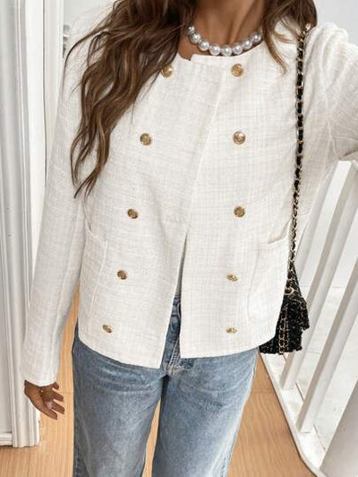 Bequemer und eleganter Doppelreihen Blazer von Aphrodite™.