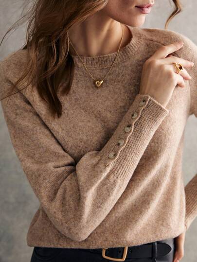 Aphrodite™ langärmeliger Pullover aus Premiumstoff.
