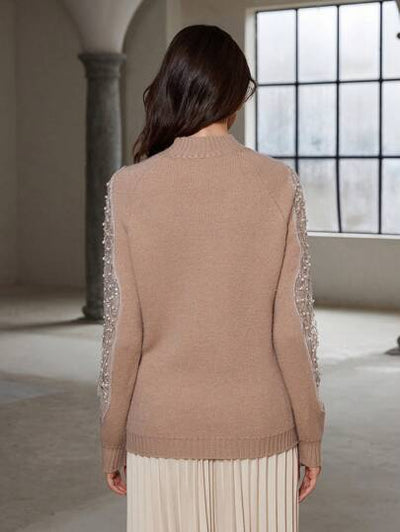 Gemütlicher Damenpullover mit luxuriösen Details von Aphrodite™.

