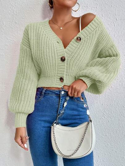 Klassischer Cardigan mit softer Oberfläche.