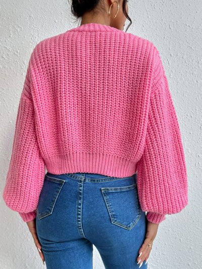 Schicker Langarm-Cardigan für Freizeit oder Büro.