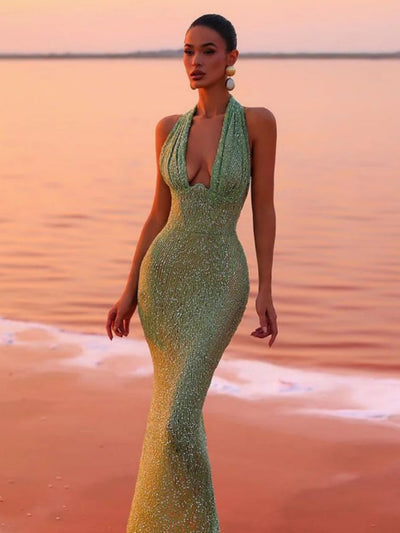 Aphrodite™ Butler-Stil-Midikleid für elegante Anlässe.
