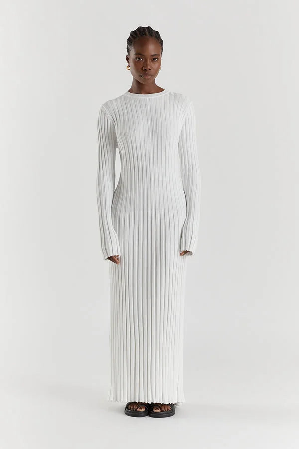 Zeitloses Stil-Strick-Midikleid für Damen von Aphrodite™.
