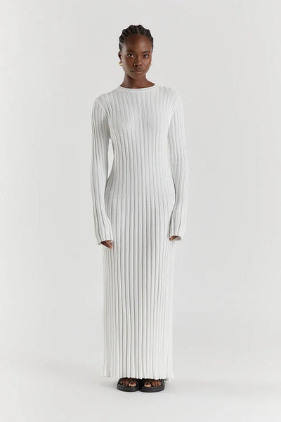 Zeitloses Stil-Strick-Midikleid für Damen von Aphrodite™.
