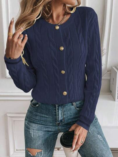 Elegante schwarze Jacke für Damenmode.