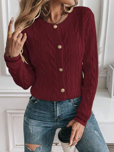 Klassische Strickjacke für jede Saison.
