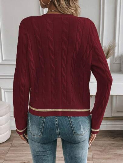 Warme Strickjacke für kalte Winterabende.