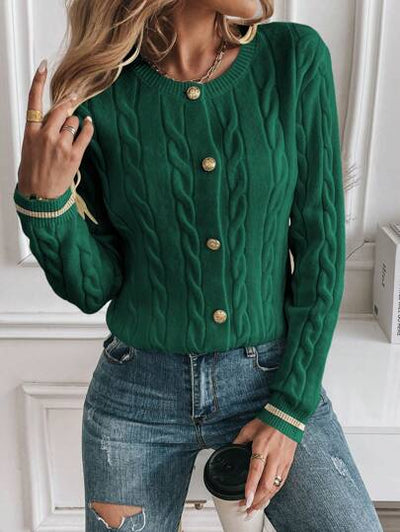 Leichte Strickjacke für Herbstlayering.