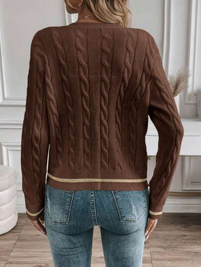 Aphrodite™ klassische Strickjacke.