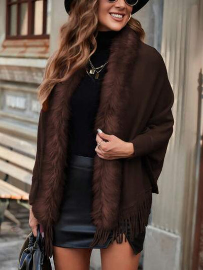 Aphrodite™ schicke Fledermausärmel-Strickjacke für Freizeitkleidung.
