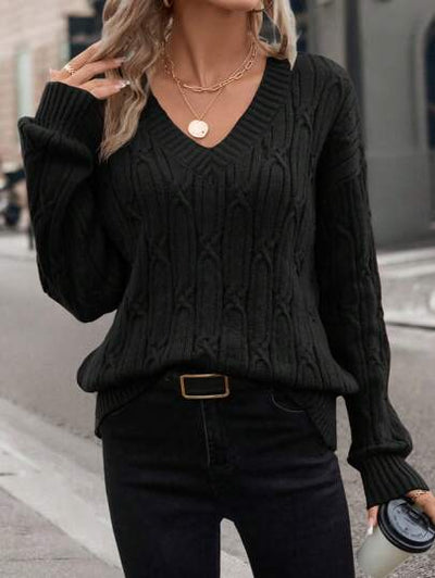 Warmer und weicher Übergröße-Pullover von Aphrodite™.
