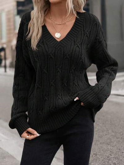 Aphrodite™ modischer Übergröße Pullover für Damen.
