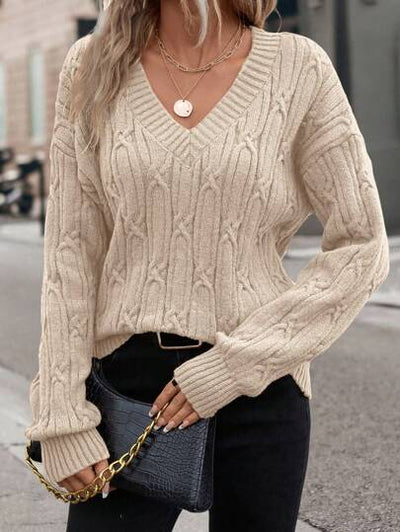Gemütlicher Winterpullover mit Übergröße von Aphrodite™.
