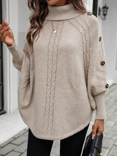 Warmer und gemütlicher Damenpullover für den Winter.
