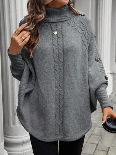 Aphrodite™ warmer hochgeschlossener Pullover zum Layern.
