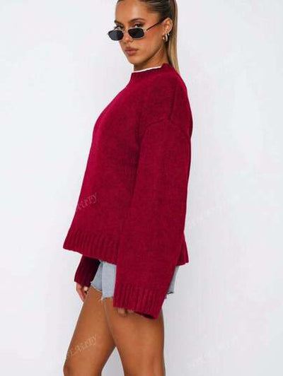 Bequemer und lässiger Strickpullover für Damen von Aphrodite™.
