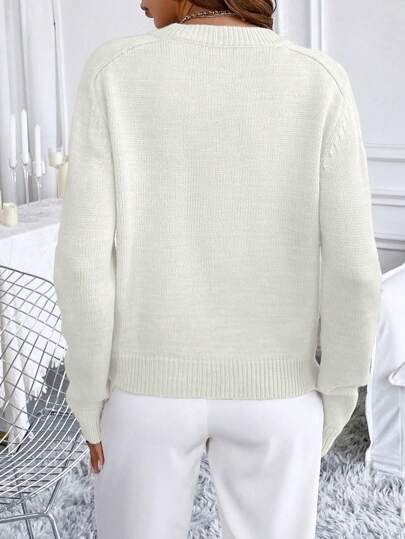 Lässige Damen-Cardigan mit Knöpfen von Aphrodite™.
