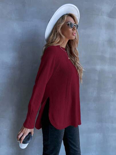 Trendiger Mock Neck Pullover perfekt für jede Jahreszeit.
