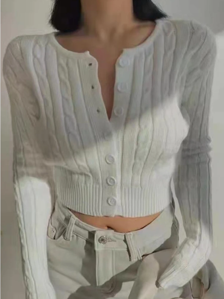Stilvolles cropped Strick-Top für Damen von Aphrodite™.
