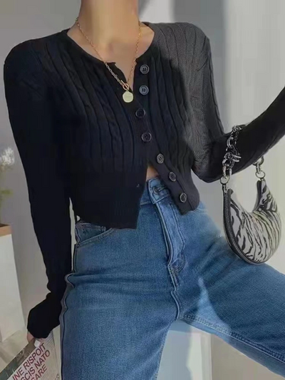 Aphrodite™ schickes Strick-Top, ideal für vielseitige Outfits.

