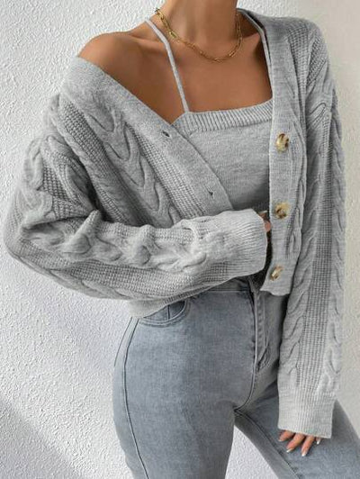 Lässige Strickjacke für Damen mit modernem Schnitt
