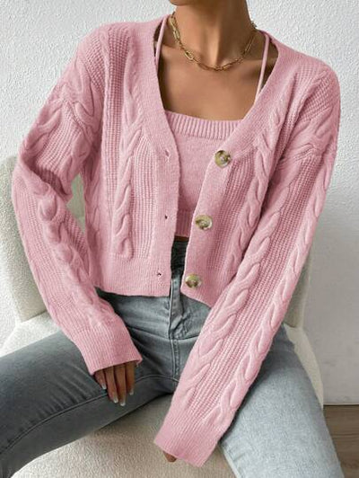 Damenmode: Cropped Strickjacke für den Alltag
