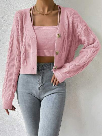 Leichte Strickjacke mit weichem Material von Aphrodite™
