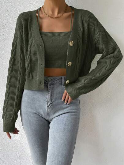 Elegante und modische Strickjacke für Damen
