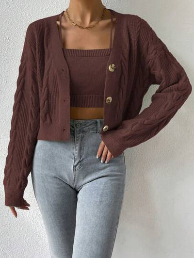 Damenmode von Aphrodite™: Bequeme Strickjacke
