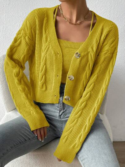 Kuschelige Strickjacke für Damen in modernem Stil
