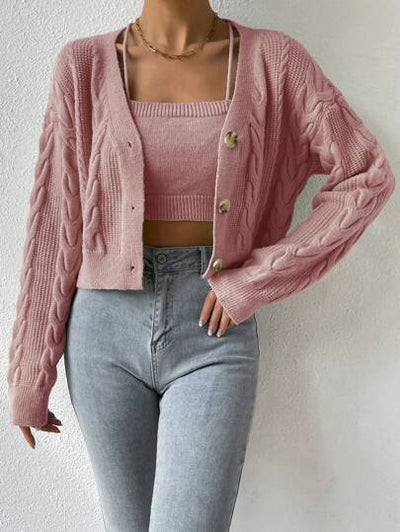 Kuschelige Damen-Strickjacke für kühlere Tage
