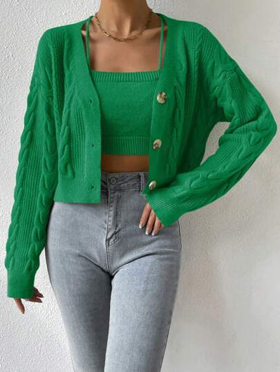 Trendige Strickjacke in bequemer Passform
