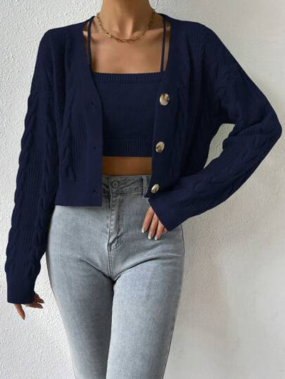 Vielseitige Strickjacke für jede Jahreszeit
