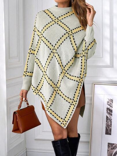 Poncho mit Fledermausärmeln und auffälligem Stil von Aphrodite™.
