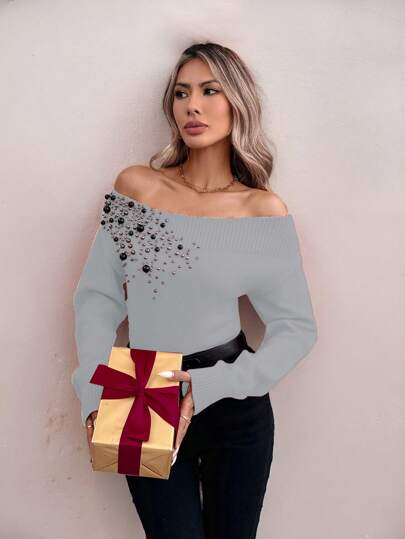 Eleganter Pullover mit robusten Nähten von Aphrodite™.

