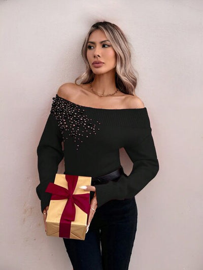 Off-Shoulder-Pullover für einen modernen Look von Aphrodite™.
