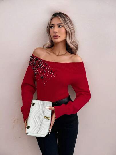 Schickes Off-Shoulder-Design mit hochwertigem Stoff von Aphrodite™.
