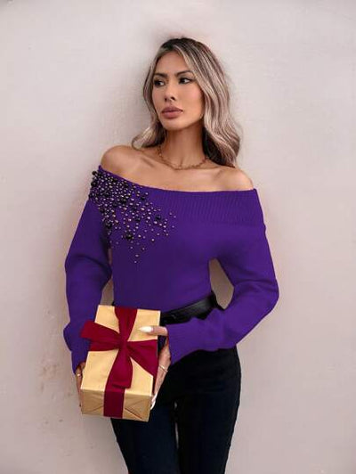 Aphrodite™ lässiger und eleganter Pullover mit einzigartigen Details.
