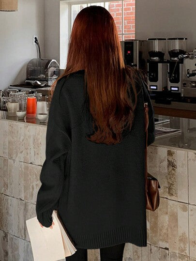 Pullover im lässigen Schnitt, ideal für kalte Tage.
