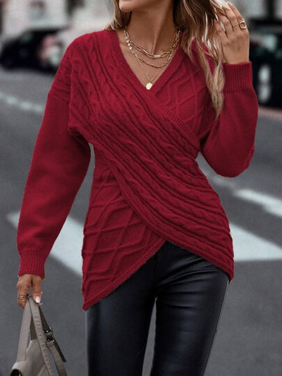 Moderner und eleganter Damenstrickpullover von Aphrodite™.
